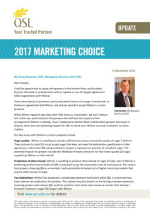 thumbnail of Marketing Choice Update – 9 December 2016