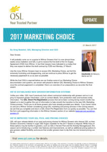 thumbnail of Marketing Choice Update – 21 March 2017