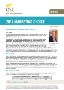 thumbnail of QSL Marketing Choice Update – 29 June 2017