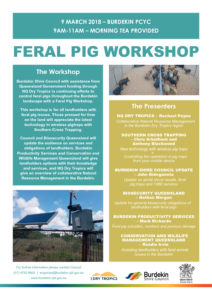 thumbnail of Feral Pig Workshop Flyer