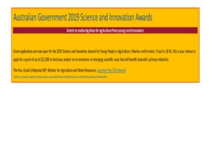 thumbnail of Science and Innovation Awards