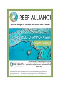 thumbnail of Reef Champion Awards finalists announced