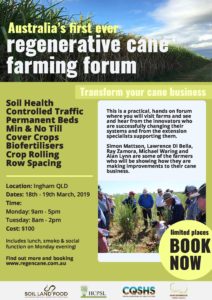 thumbnail of Regenerative Cane Farming Forum 2019 Flyer 2019 v2