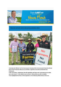 thumbnail of Dale Last – Media Release – Palaszczuk and Enoch seek to make primary production extinct