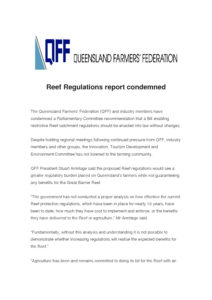 thumbnail of QFF – Reef Regulations report condemned
