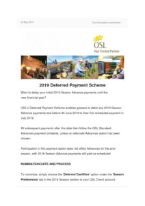 thumbnail of QSL Notice – 24 May 2019
