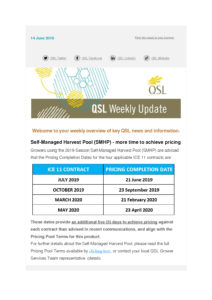 thumbnail of QSL Weekly Update – 14 June 2019