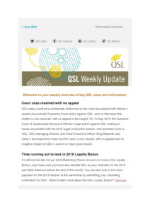 thumbnail of QSL Weekly Update – 7 June 2019
