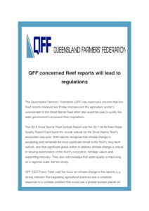 thumbnail of MEDIA REPLEASE – QFF concerned Reef reports will lead to regulations