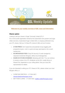 thumbnail of Welcome to your weekly overview of QSL news and information