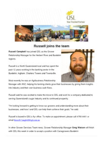 thumbnail of Russell joins the team