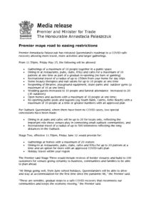 thumbnail of QLD Govt Media Release – COVID-19 Restriction Update