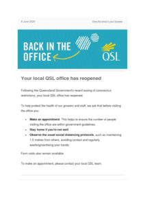 thumbnail of QSL – BURDEKIN OFFICE RE-OPENS – 8 June 2020