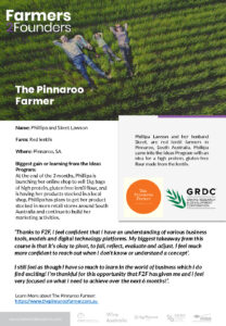 thumbnail of Pinnaroo Farmer – F2F IP3 Case study_