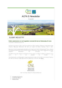 thumbnail of ACFA e-Newsletter – 18th June 2021