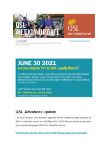 thumbnail of QSL Weekly Update – 11 June 2021