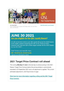 thumbnail of QSL Weekly Update – 18 June 2021