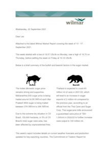 thumbnail of Wilmar Market Report 23 September 2021