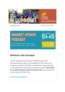 thumbnail of QSL Weekly Update – 19 November 2021
