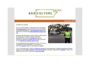 thumbnail of QLD Agriculture News – December 2021