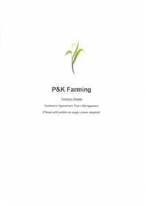 thumbnail of P&K Farming-Tenderer Details Sheet 31.01.2022