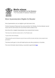 thumbnail of QLD Govt – Media Release